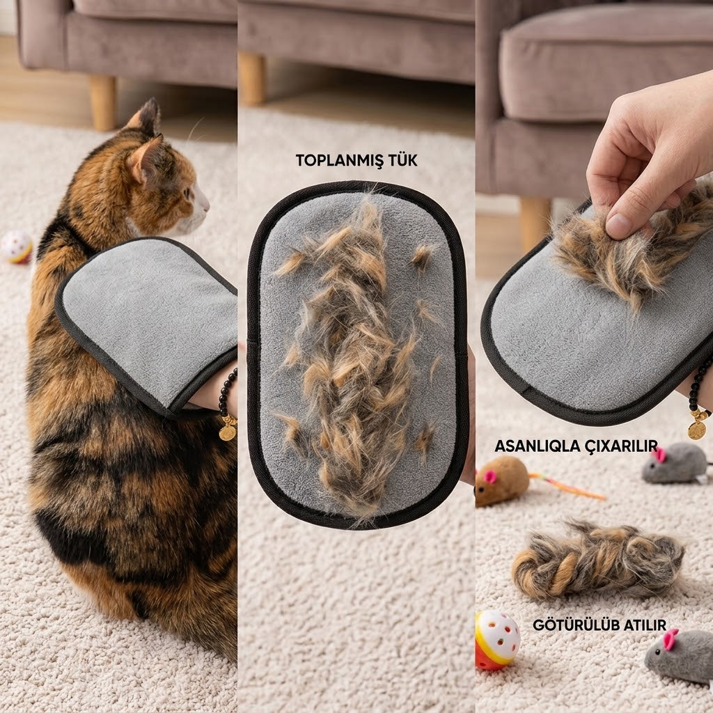 Praktik Tük Təmizləyən Əlcək